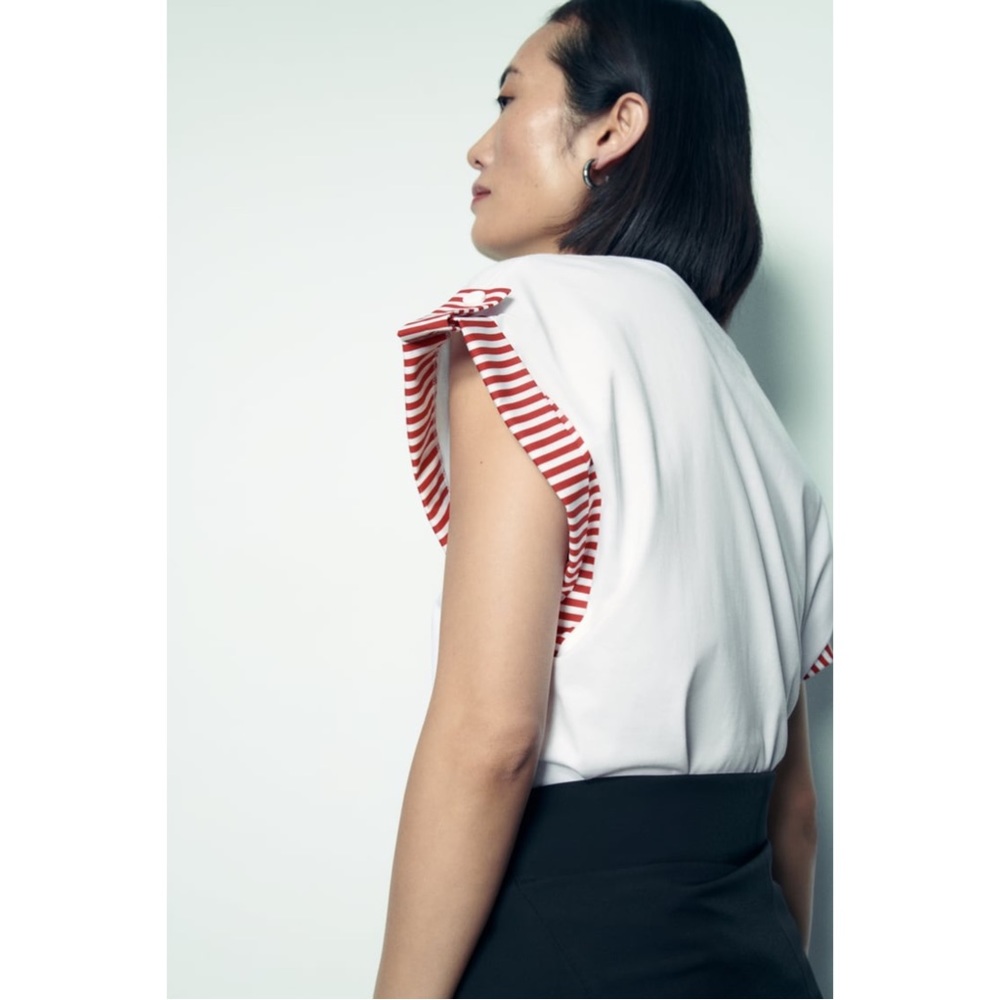 ZARA ~POPLIN TOP (NWT)